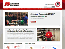 Tablet Screenshot of affiliatedsteam.com